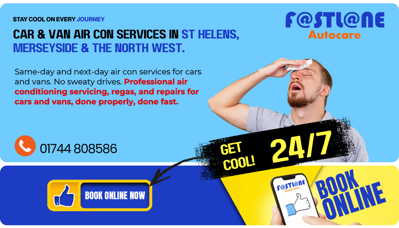 Car & Van Air Con Re Gas Near Me : St Helens, Merseyside & North West Car Air Con Near Me : Van Air Con Near Me : Car & Van Air Con St Helens, Merseyside & North West : Mobile Car Air Con : Where Does Air Con For Cars Near Me