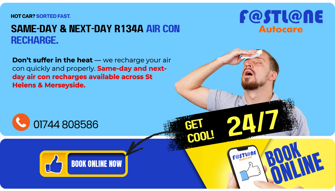 Same-day and next-day air con recharges available across St Helens & Merseyside : Car Air Con St Helens & Merseyside 