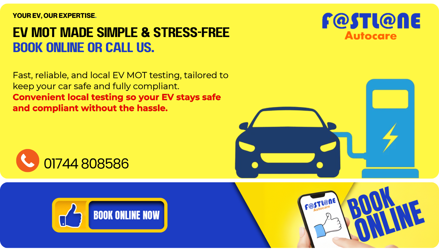 EV MOT ST Helens : EV MOT Merseyside : EV MOTs Near Me : Where MOTs EV in the North West : Ev MOTs North West