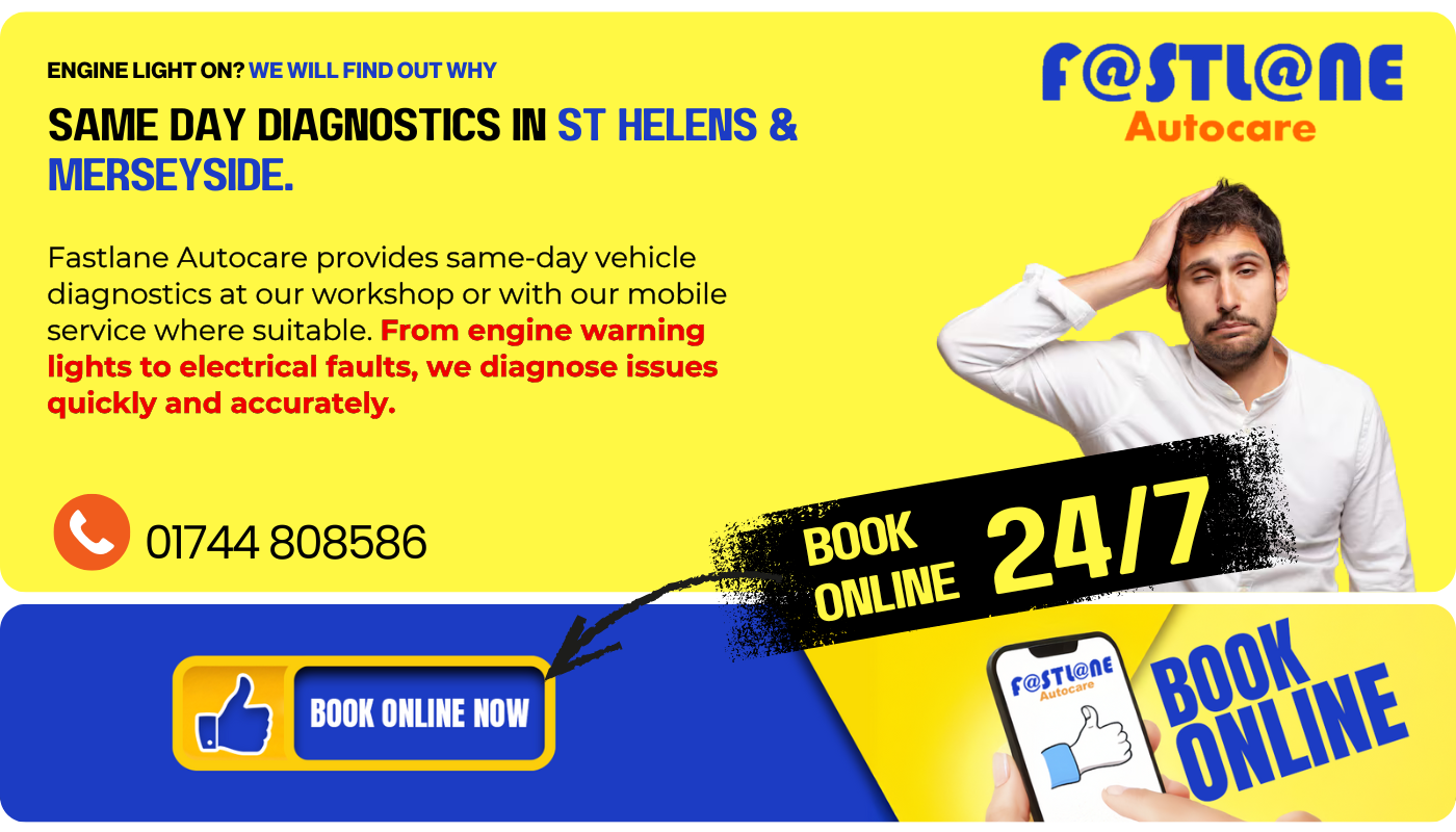 Same Day Diagnostics St Helens : Same Day Diagnostics Merseyside : Car Diagnostics Today Near Me