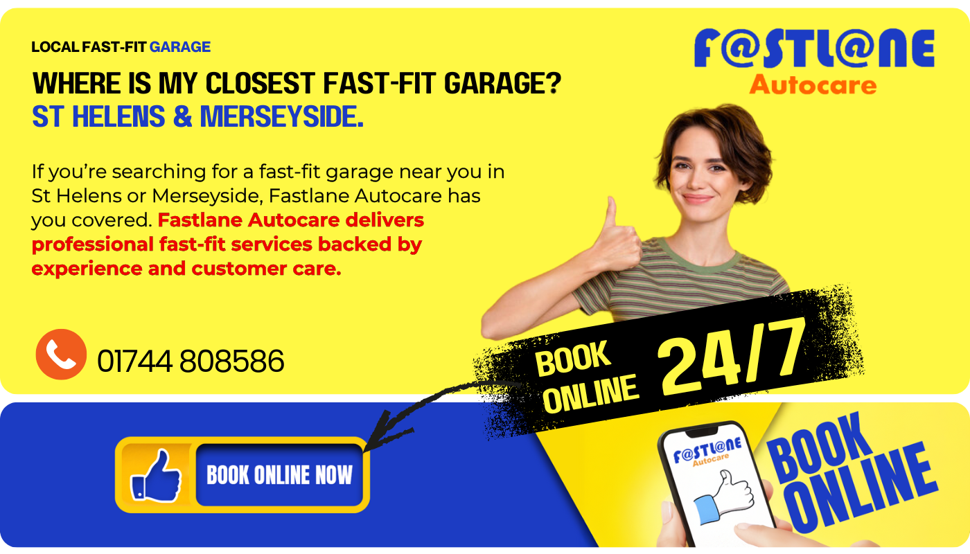 Where Is My Closest Same Day Car Repair St Helens : Closest FastFit Centre Merseyside : Same Day FastFit Centre Garage Merseyside 