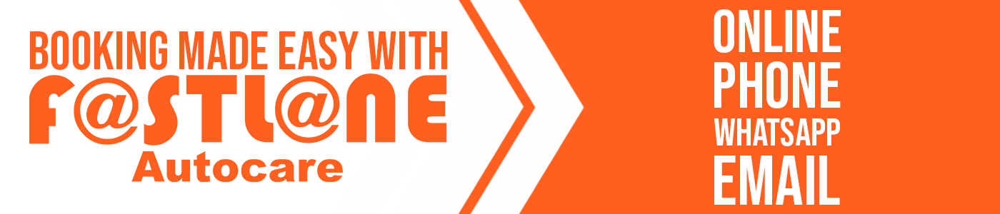 Book online, phone, whatsapp, or email for all your vehicle needs with Fastlane Autocare